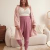 Lingerie Penningtons | Pink Waffle Knit Jogger Pyjama Pant - Ti Voglio