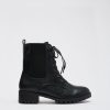 Shoes Penningtons | Extra Wide Width, Black Combat Ankle Boot