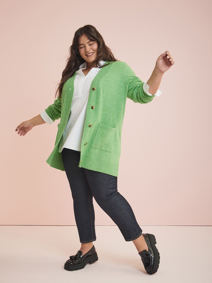 Clothing Penningtons | Tunic Length Cardigan With Front Pockets