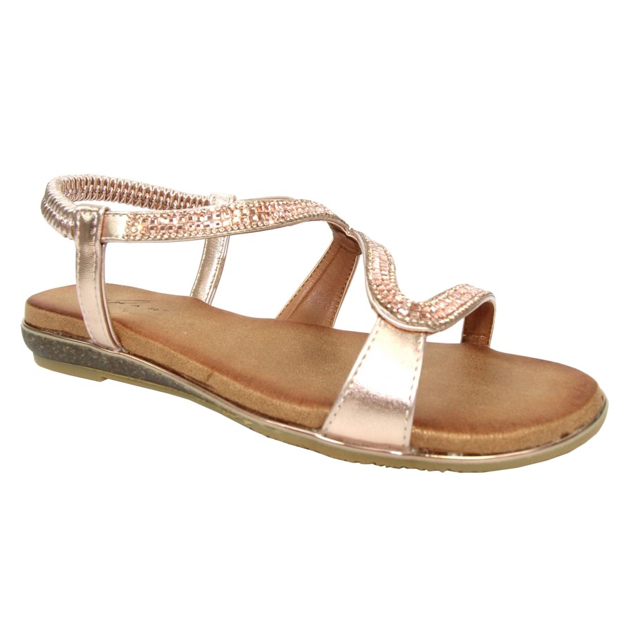 Shoes Penningtons | Lunar - Womens/Ladies Emilia S Pattern Sandals - Penningtons