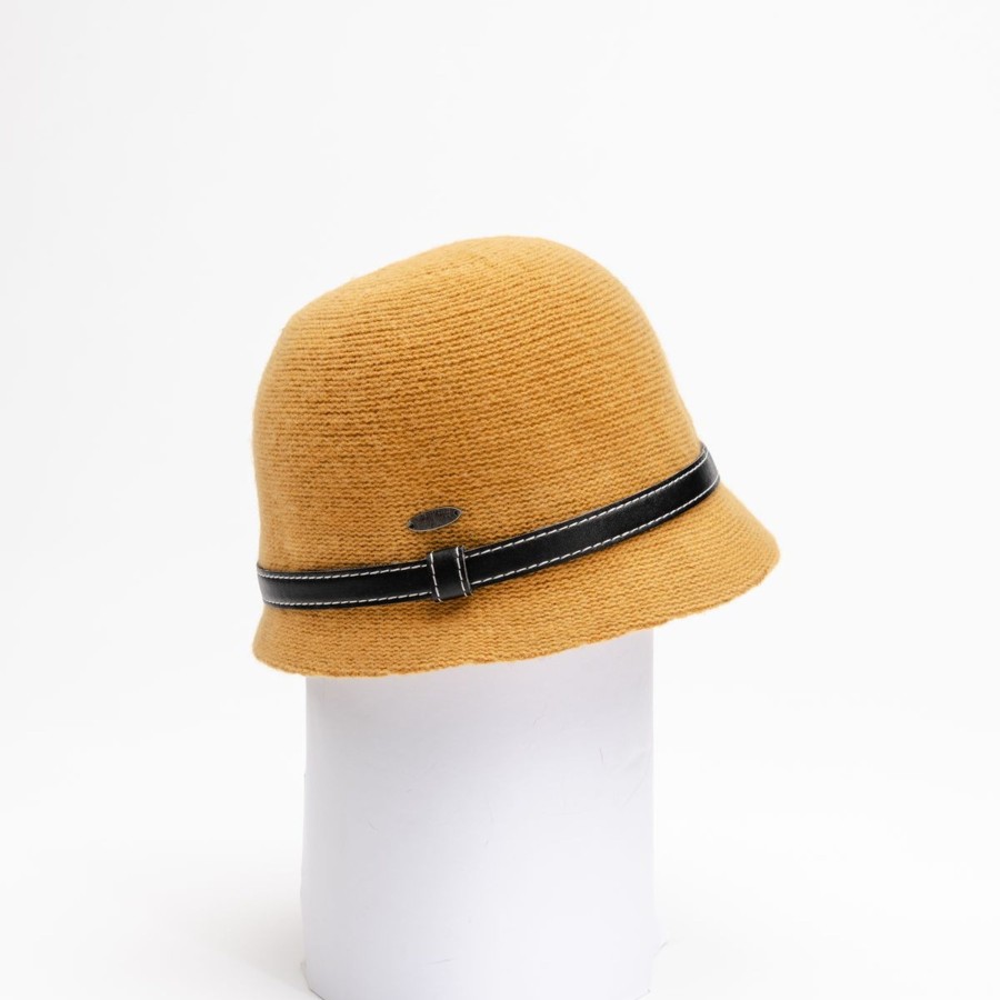 Accessories Penningtons | Canadian Hat 1918 - Camina-Small Cloche With Leather Tie - Penningtons