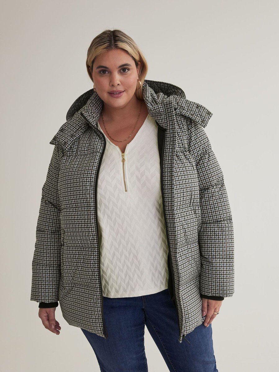 Clothing Penningtons | Stretch Puffer Jacket With Removable Hood