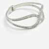 Accessories Penningtons | Cuff Bracelet With Crystal Loop Front