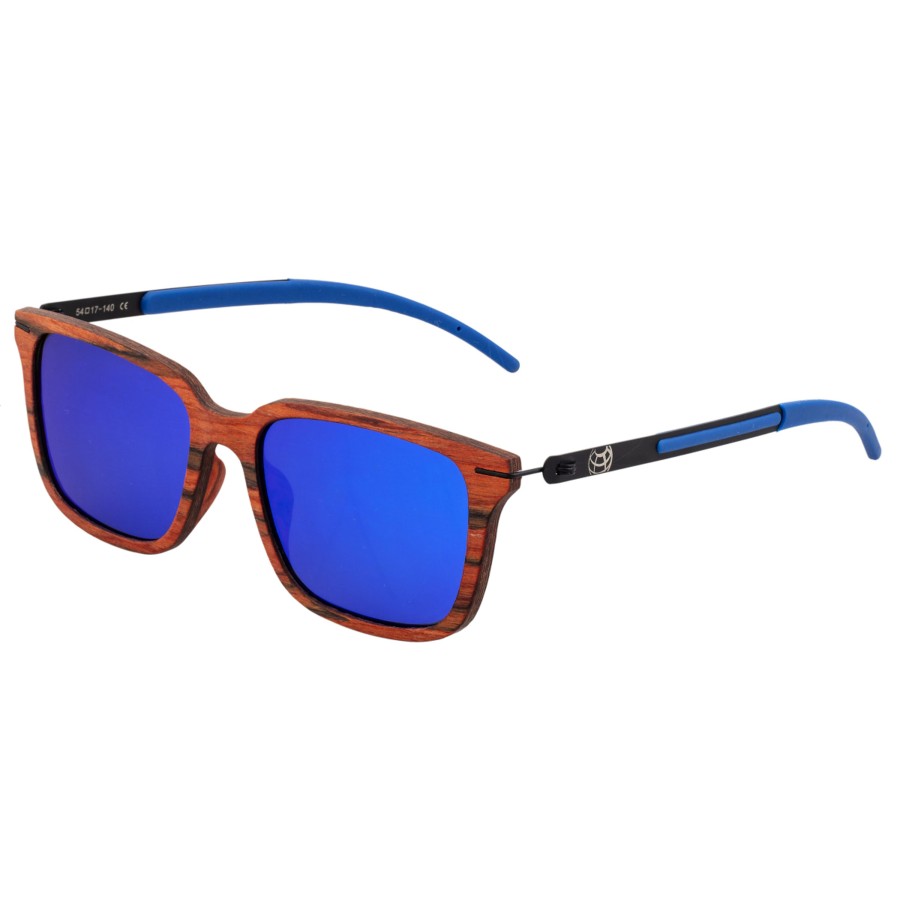 Accessories Penningtons | Earth Wood - Doumia Polarized Sunglasses - Zebrawood/Black - Penningtons