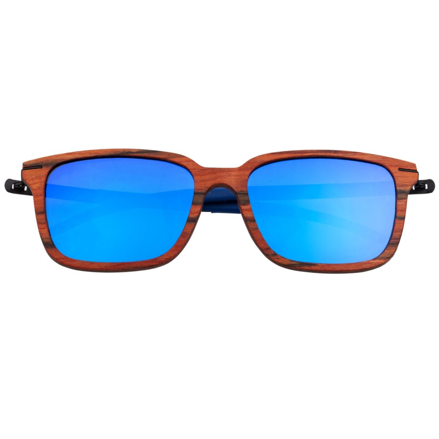 Accessories Penningtons | Earth Wood - Doumia Polarized Sunglasses - Zebrawood/Black - Penningtons