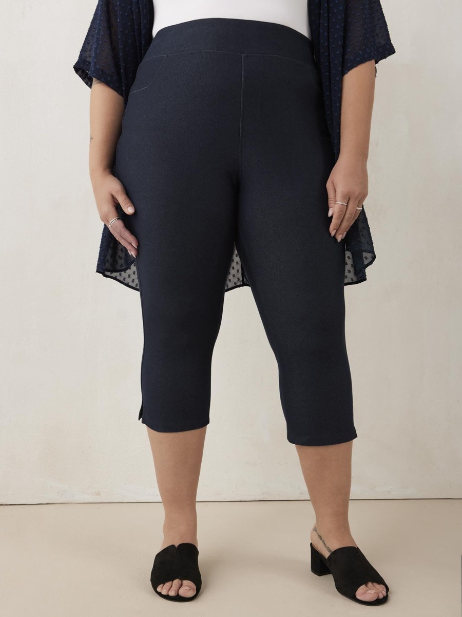 Clothing Penningtons | Basic Denim Capri Legging - Penn. Essentials