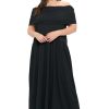 Clothing Penningtons | Hayek Off Shoulder Maxi Dress - L I V D - Penningtons