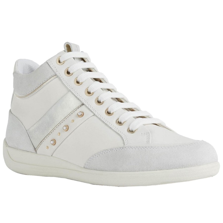 Shoes Penningtons | Geox - Womens/Ladies Myria Leather High Tops - Penningtons