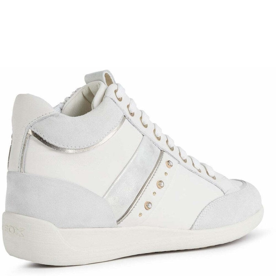 Shoes Penningtons | Geox - Womens/Ladies Myria Leather High Tops - Penningtons