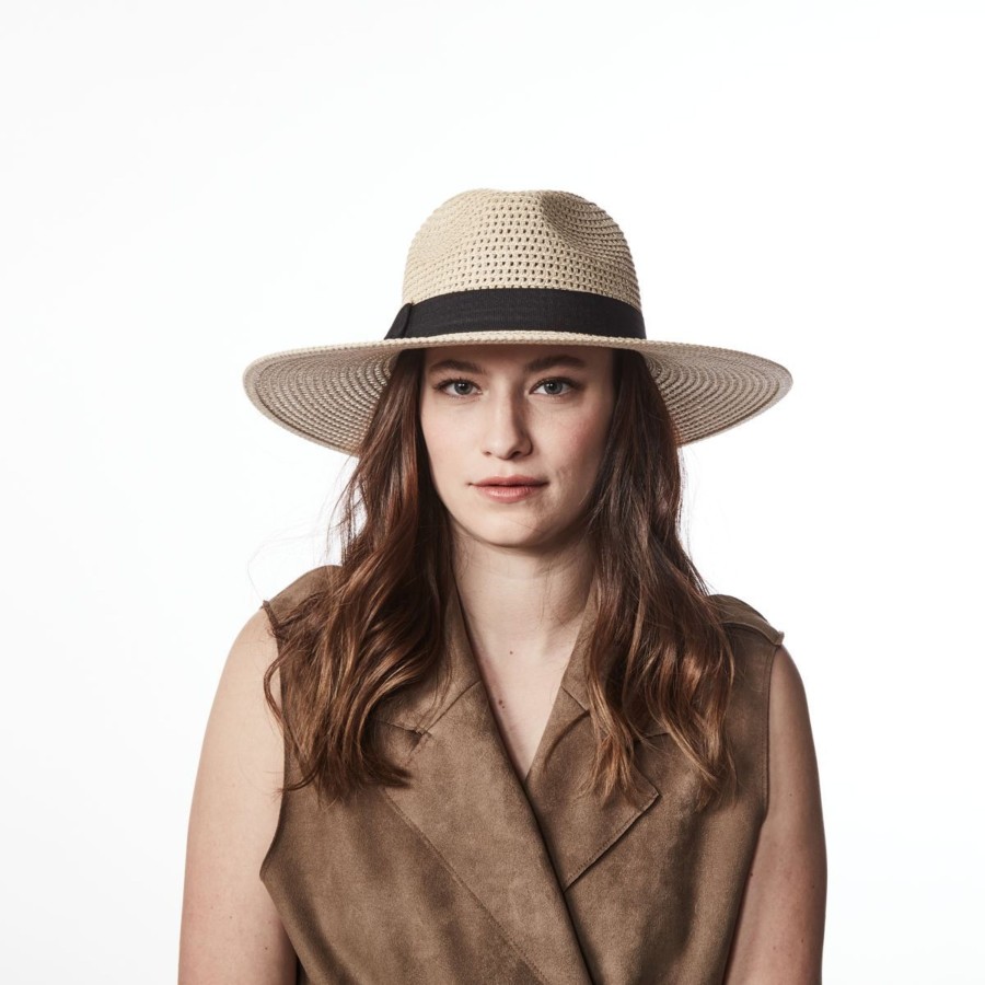 Accessories Penningtons | Canadian Hat 1918 - Fabula- Large Fedora With Grosgrain Ribbon - Penningtons