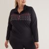 Clothing Penningtons | Half-Zip Fair Isle Pullover - Active Zone