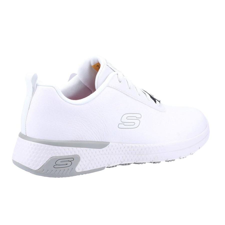 Shoes Penningtons | Skechers - Womens/Ladies Marsing Gmina Slip Resistant Leather Sneakers - Penningtons