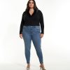 Clothing Penningtons | Black Ribbed Shrug With Faux Fur Collar - Addition Elle