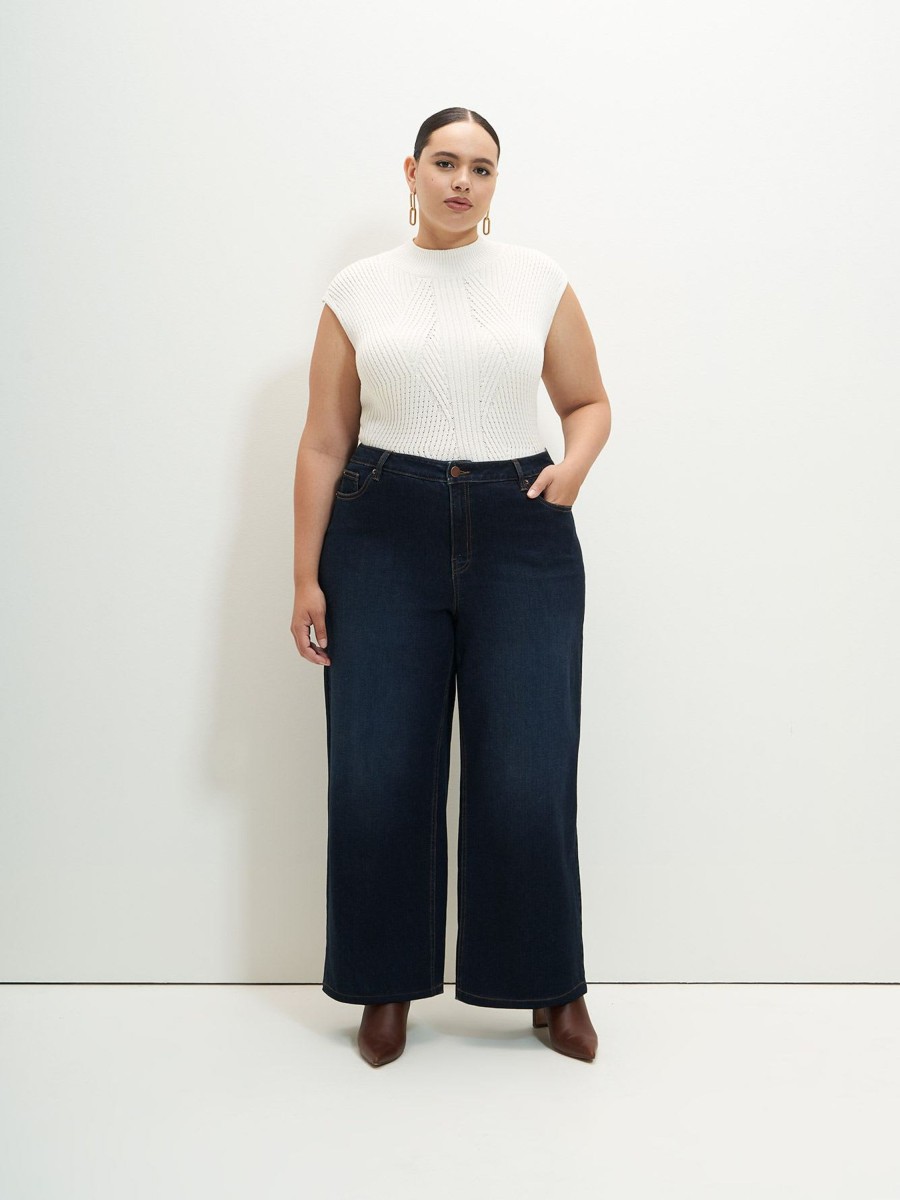 Clothing Penningtons | Responsible, High-Waisted Ultra Wide-Leg Jeans - Addition Elle