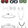 Accessories Penningtons | Silvertone Holiday Themed 12 Day Jewelry Calendar: Includes 7 Earrings, 3 Bracelets & 2 Necklaces - Don'T Ask - Penningtons