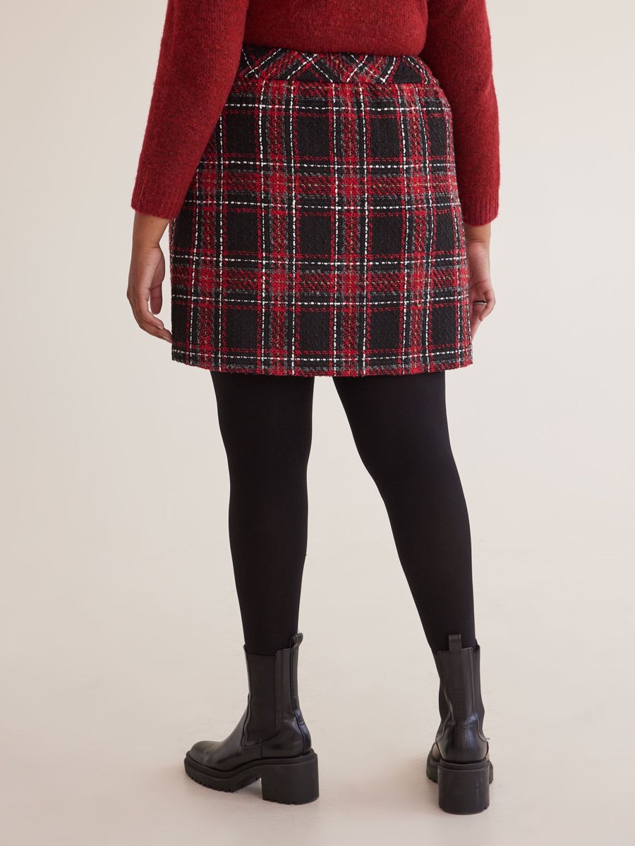 Clothing Penningtons | Plaid Tweed Mini Skirt