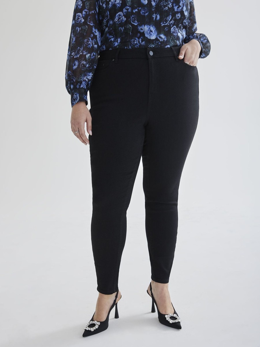 Addition Elle Penningtons Bottoms | Responsible, Black Curvy Jeggings - Addition Elle