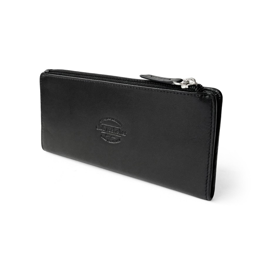 Accessories Penningtons | Club Rochelier Ladies' Slim Clutch Wallet With Top Zipper - Penningtons