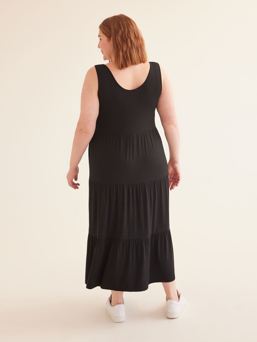 Clothing Penningtons | Responsible, Sleeveless Tiered Maxi Dress