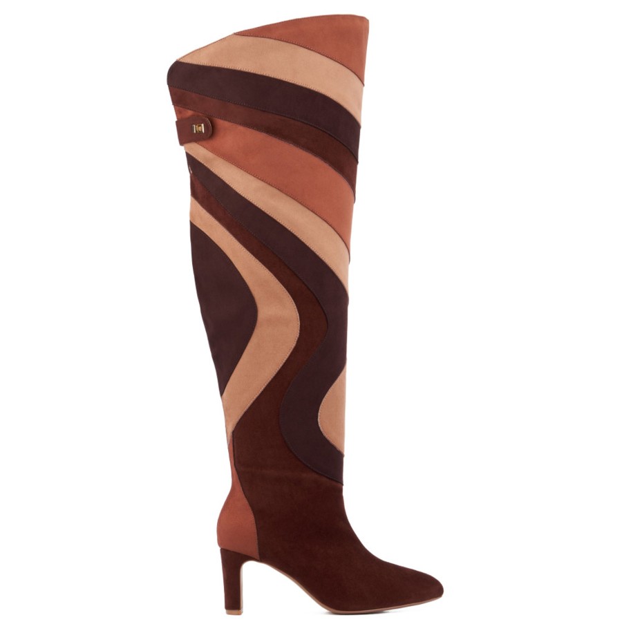 Shoes Penningtons | Women'S Harmonia Thigh High Boot - Wide Width - Penningtons