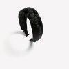 Accessories Penningtons | Black Knotted Headband With Glittery Detail