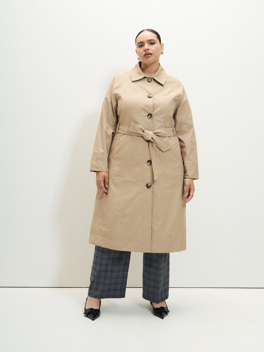 Clothing Penningtons | Lightweight Trench Coat With Belt - Addition Elle