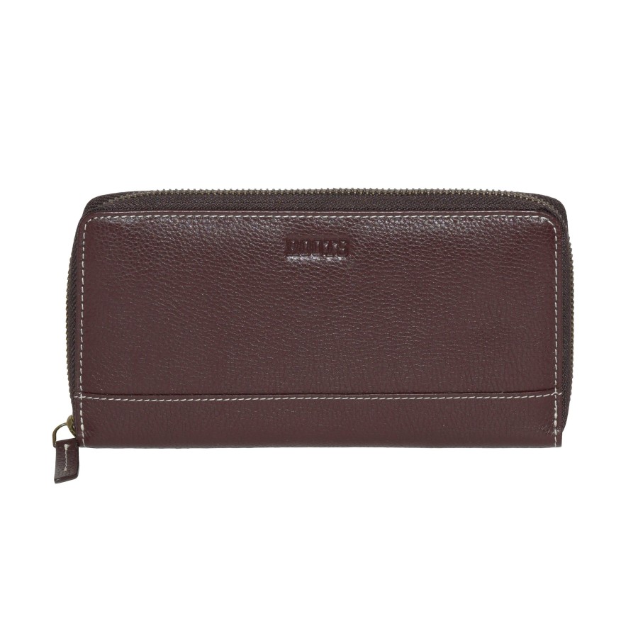 Accessories Penningtons | Roots Ladies' Slim Zipper Round Wallet - Penningtons