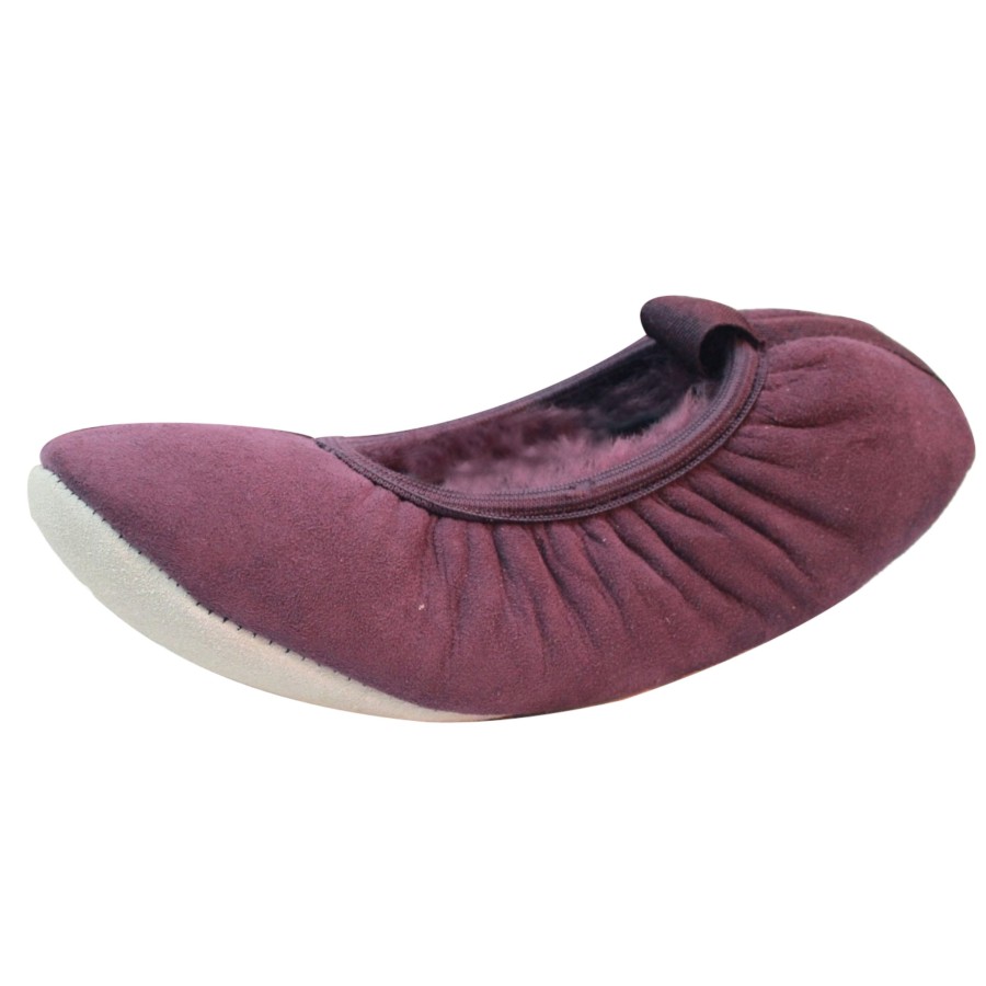 Shoes Penningtons | Eastern Counties Leather - Womens/Ladies Sheepskin Lined Ballerina Slippers - Penningtons