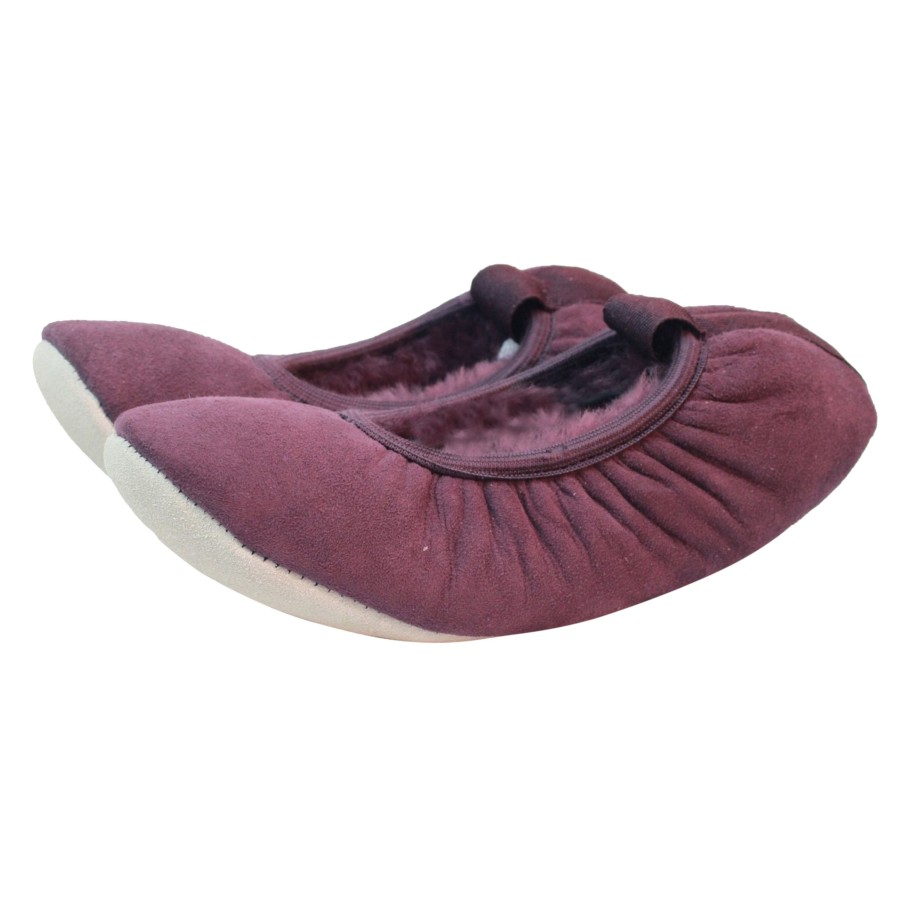 Shoes Penningtons | Eastern Counties Leather - Womens/Ladies Sheepskin Lined Ballerina Slippers - Penningtons