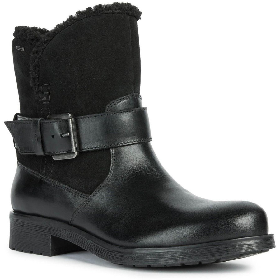 Shoes Penningtons | Geox - Womens/Ladies Rawelle Nappa Leather Ankle Boots - Penningtons