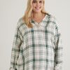 Clothing Penningtons | Twill Plaid Popover Shirt