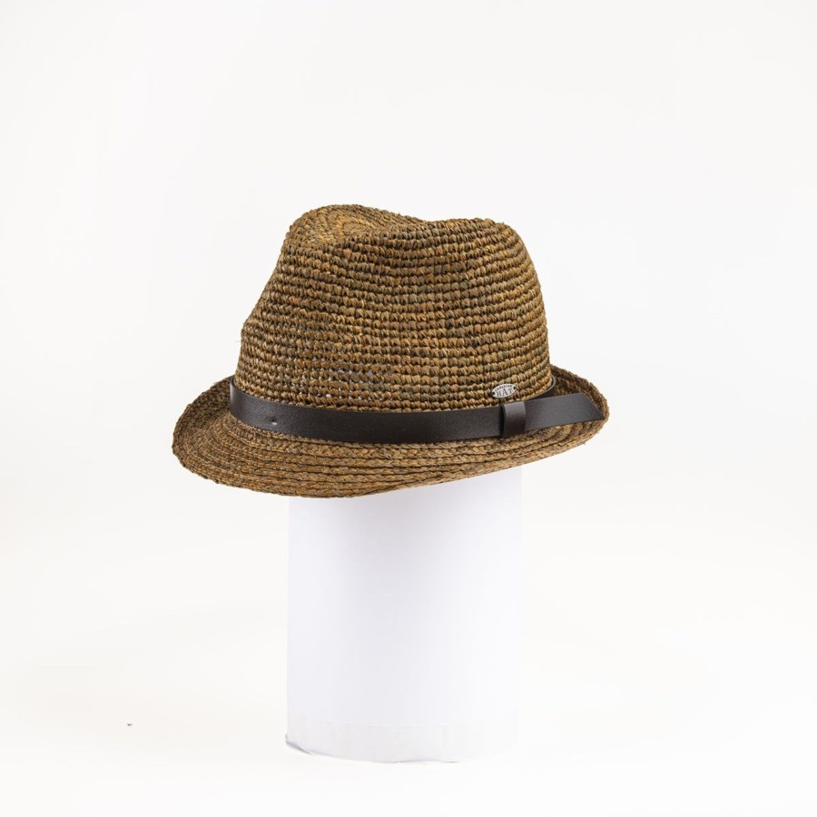 Accessories Penningtons | Canadian Hat 1918 - Carl Fedora Hat With Leather Trim - Penningtons