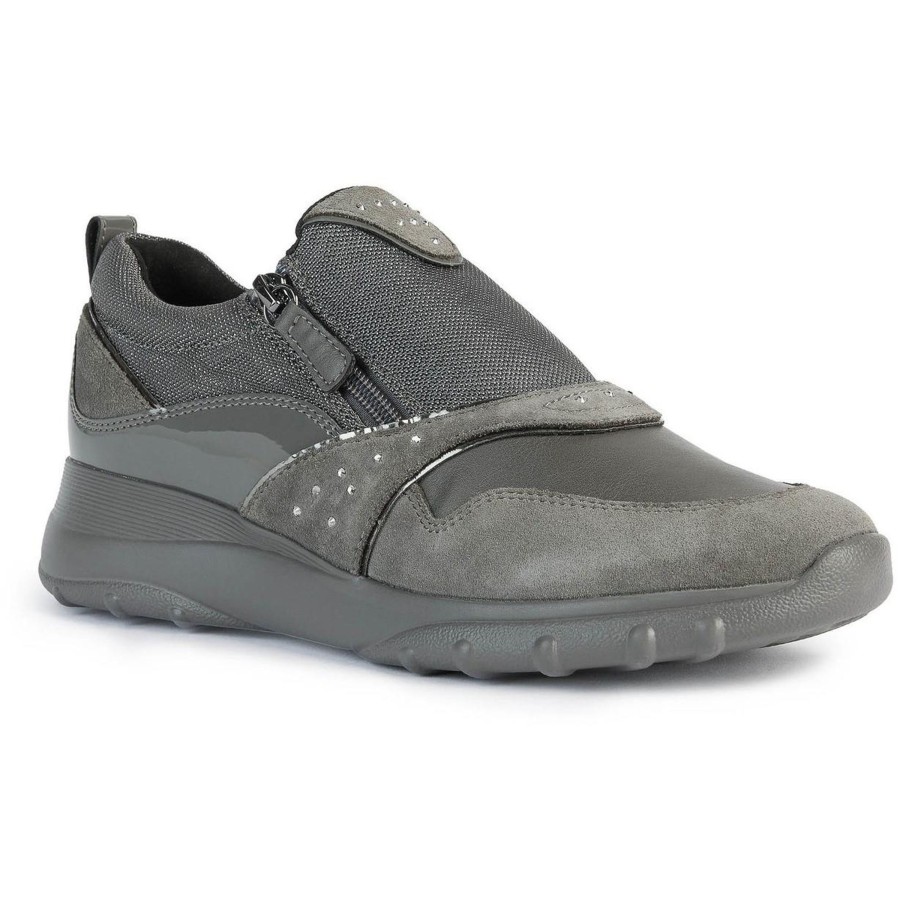 Shoes Penningtons | Geox - Womens/Ladies D Alleniee A Leather Sneakers - Penningtons