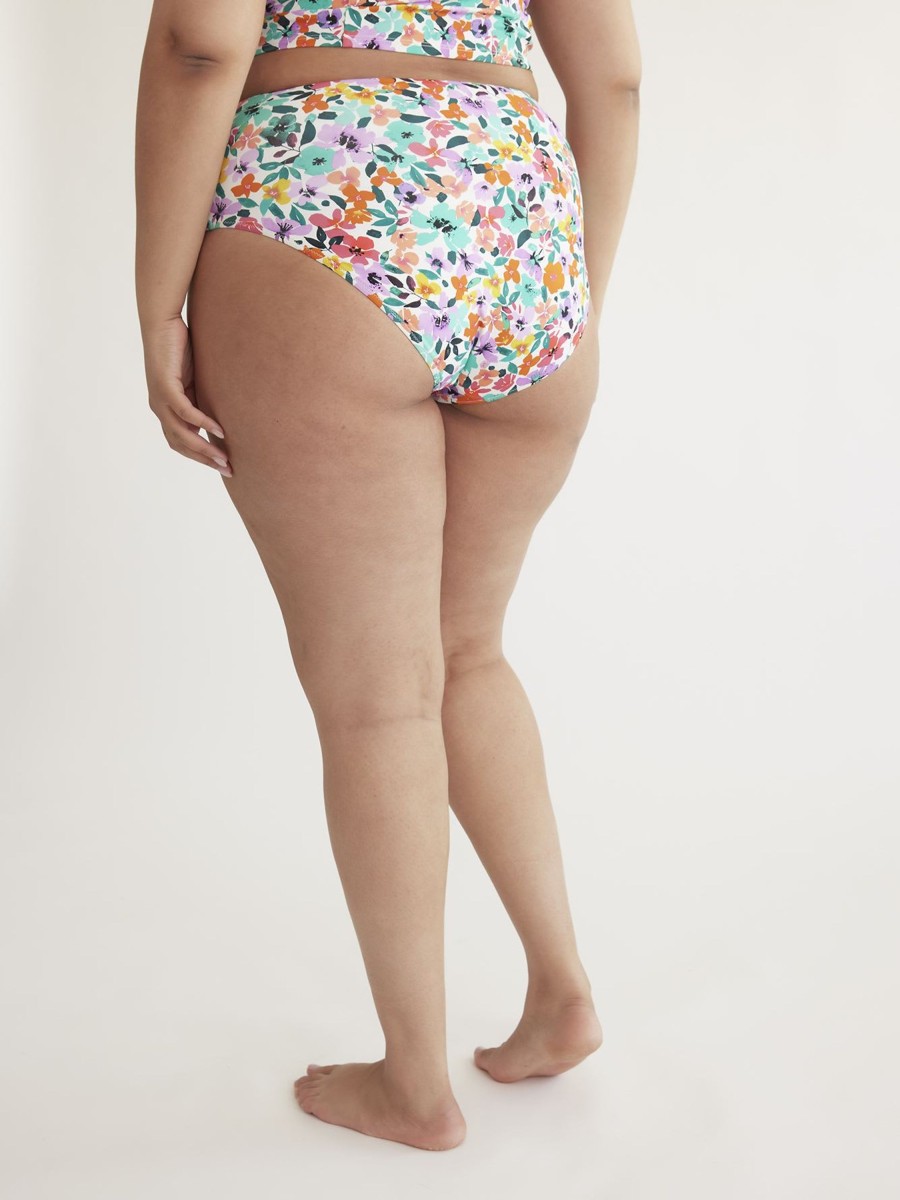 Clothing Penningtons | Floral/Stripe Reversible Swim Brief