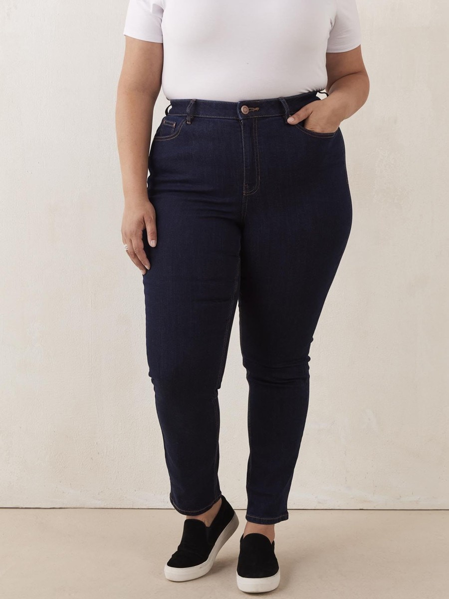 Clothing Penningtons | Responsible, Tall Curvy Fit, Straight Leg Denim - D/C Jeans