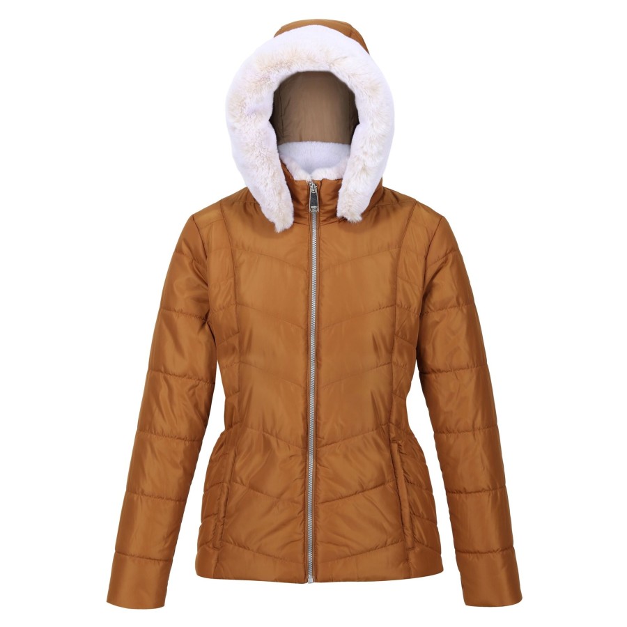 Clothing Penningtons | Regatta - Womens/Ladies Wildrose Baffled Padded Hooded Jacket - Penningtons