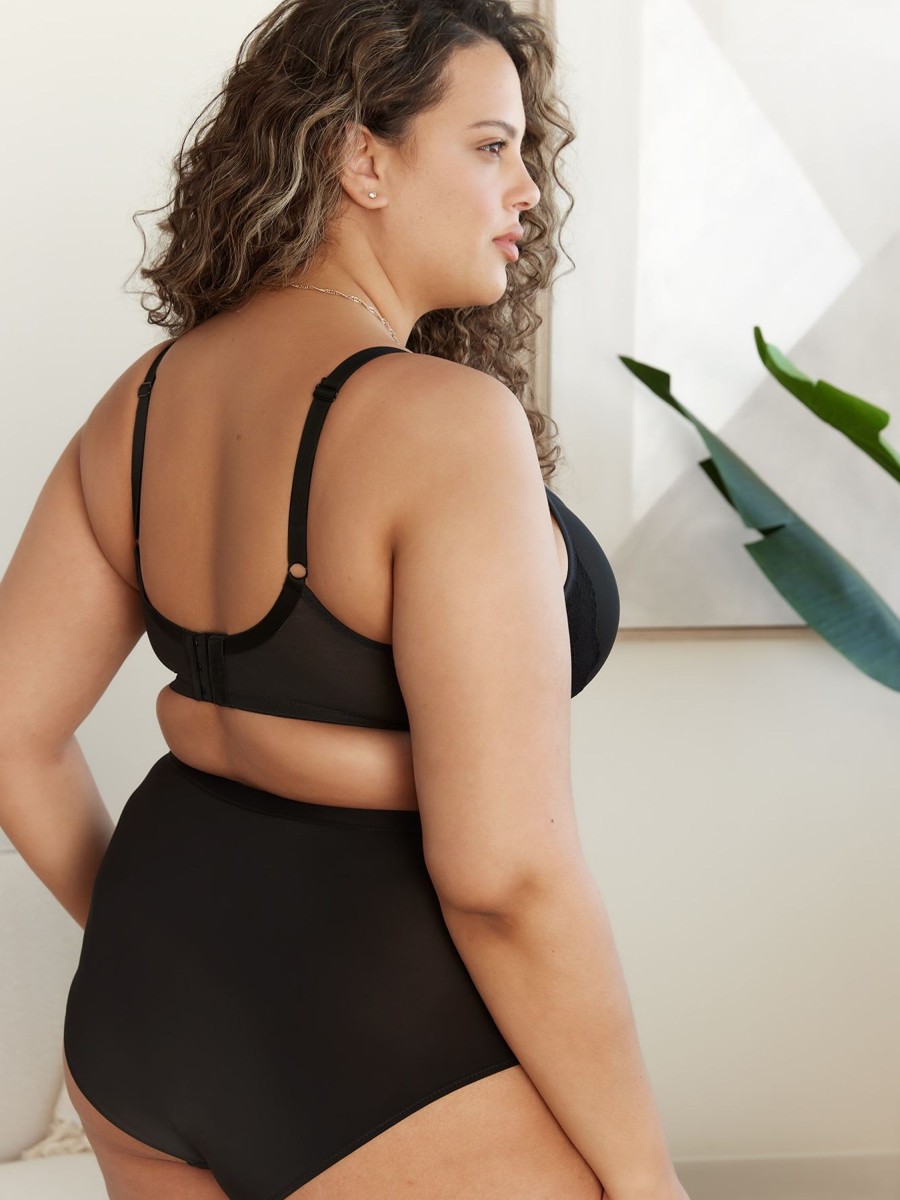 Addition Elle Penningtons | Mesh Spacer Bra With Lace Details - D Esse Collection