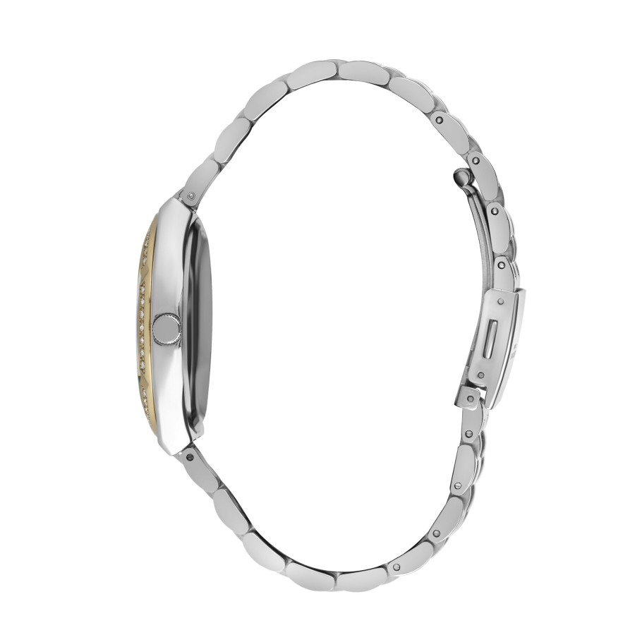 Accessories Penningtons | Lee Cooper-Women'S Yellow Gold 36Mm Watch W/White Dial - Penningtons