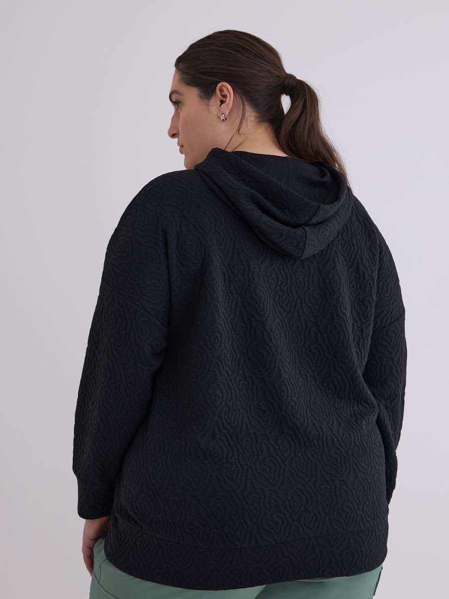 Clothing Penningtons | High-Low Textured Hoodie - Active Zone