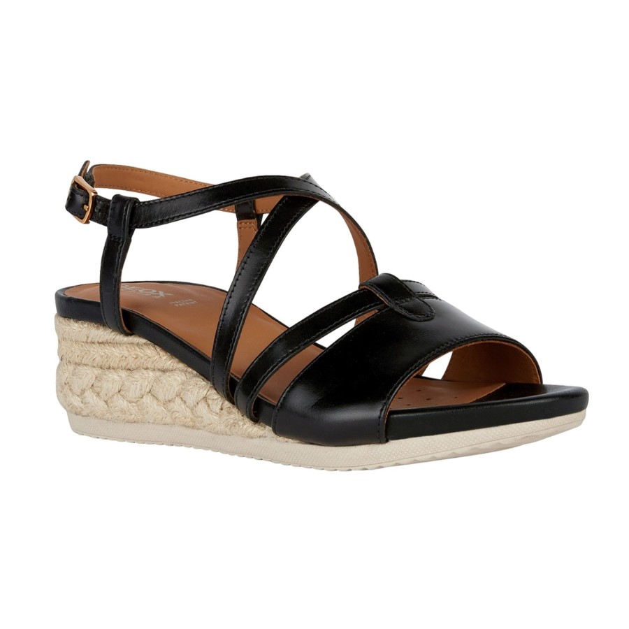 Shoes Penningtons | Geox - Womens/Ladies D Ischia Corda A Suede Sandals - Penningtons