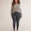 Clothing Penningtons | 1948-Fit Coated Grey Jean Legging - D/C Jeans