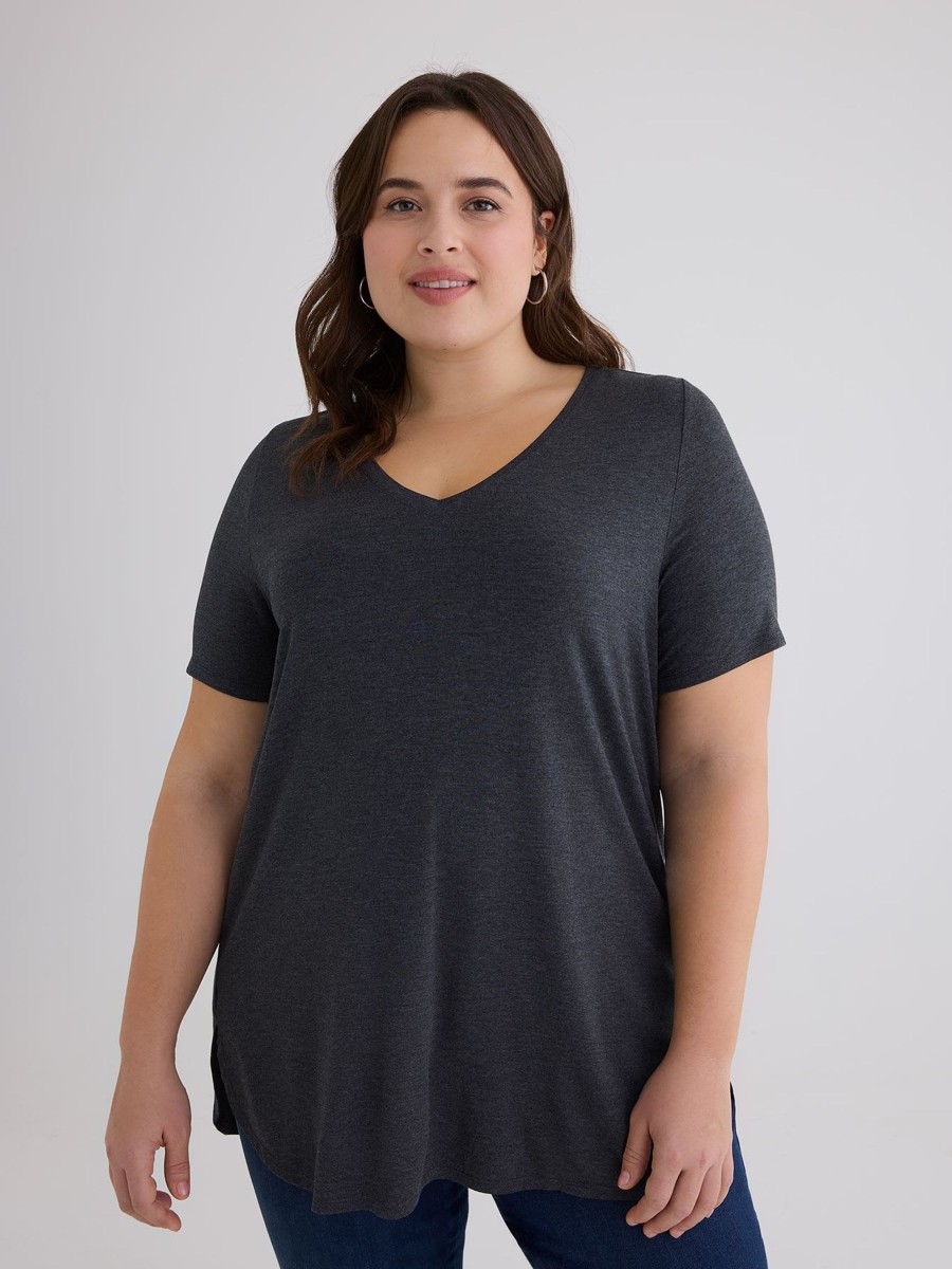 Clothing Penningtons | Modern-Fit V-Neck Tunic - Penn. Essentials