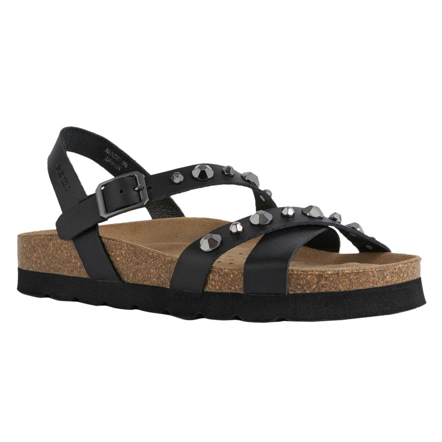 Shoes Penningtons | Geox - Womens/Ladies Kency Leather Sandals - Penningtons