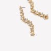 Accessories Penningtons | Long Drop Earrings With Rhinestones And Pearls