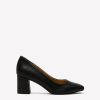 Shoes Penningtons | Wide Width, Warner Square Toe Pump With Block Heel - Naturalizer