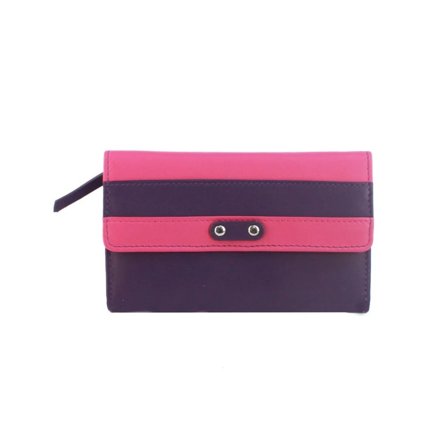 Accessories Penningtons | Eastern Counties Leather - Womens/Ladies Madison Striped Leather Coin Purse - Penningtons