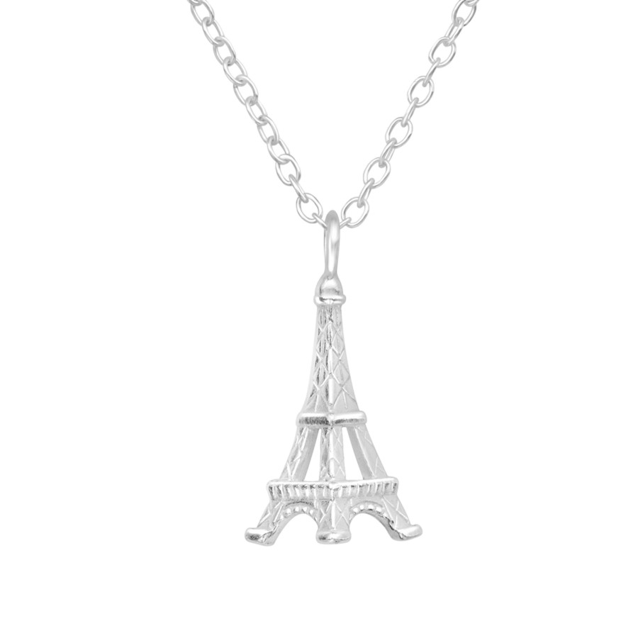 Accessories Penningtons | Sterling Silver Dainty Eiffel Tower Pendant Necklace - Ag Sterling - Penningtons