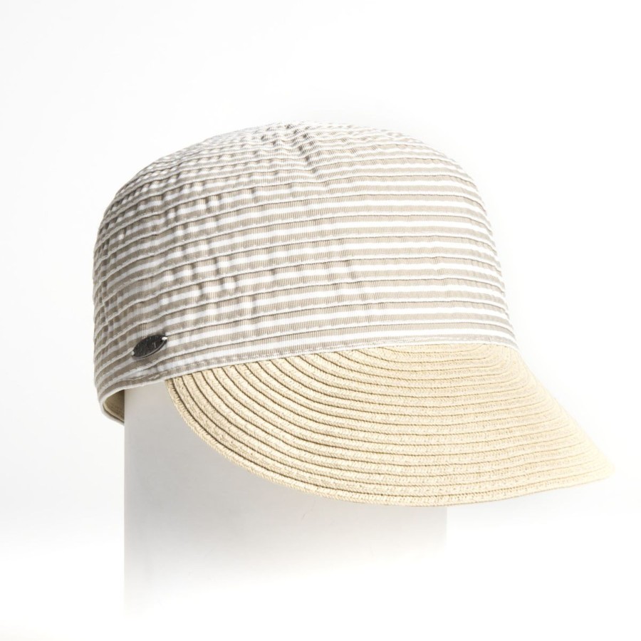 Accessories Penningtons | Canadian Hat 1918 - Cloelie-Cap In Ribbon And Straw - Penningtons