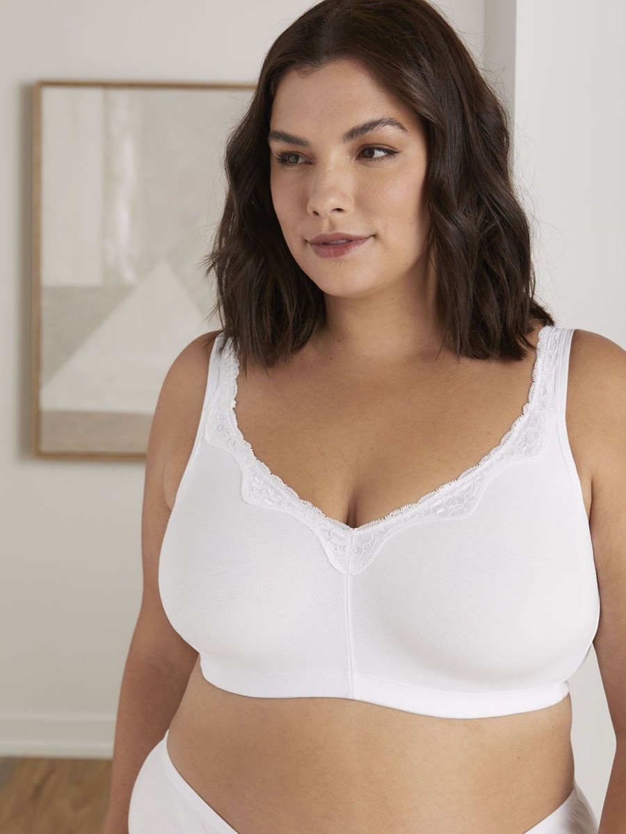 Lingerie Penningtons | Cotton Wireless Basic Bra, 50/52 Sizes - Tivoglio