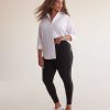 Clothing Penningtons | Black Ponte De Roma Fashion Legging - Penn. Essentials